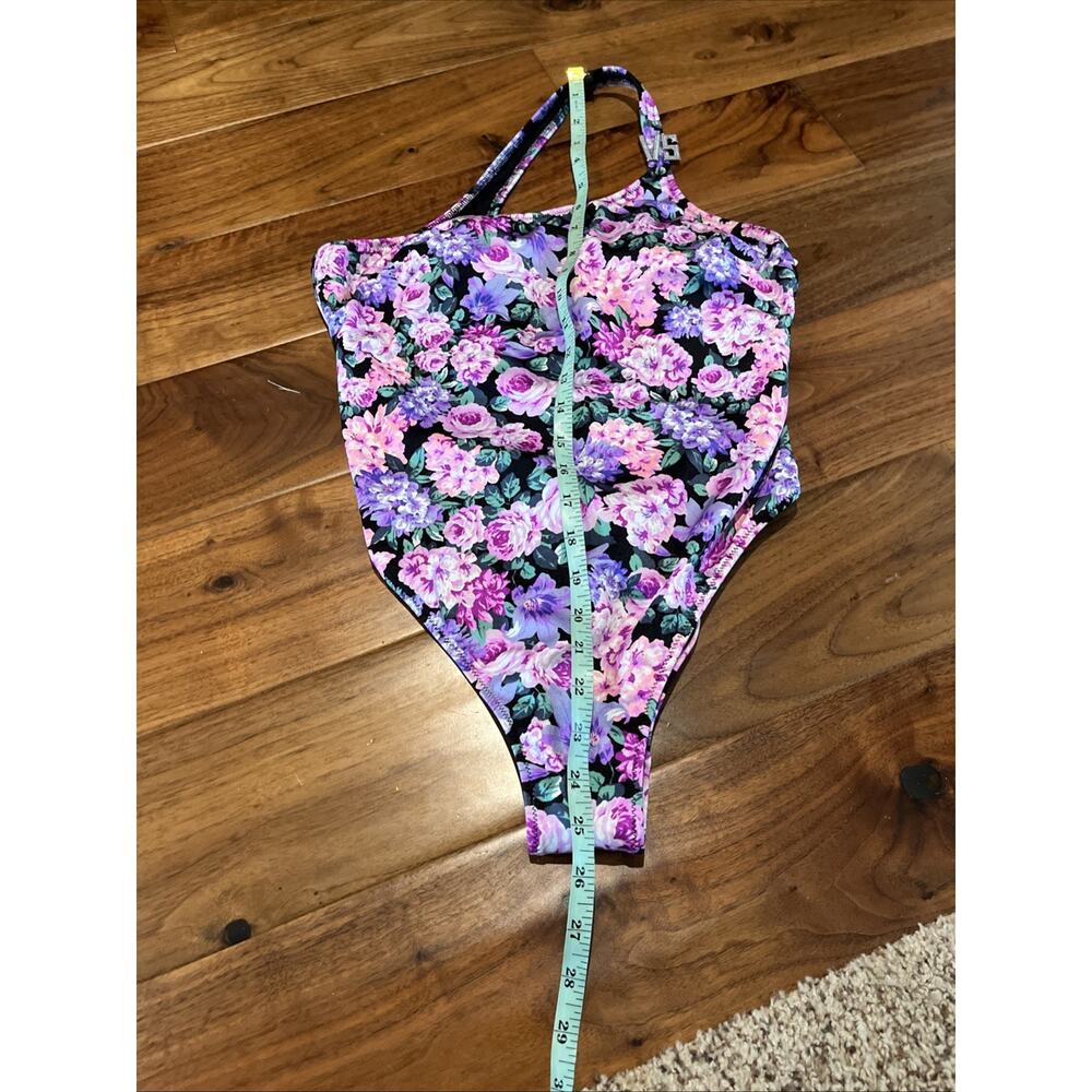 Victoria's Secret Womens One Piece One Shoulder Floral Swimsuit Size M Victorias - Picture 10 of 11